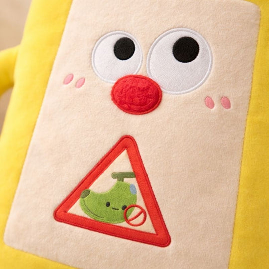Andreas Warning Sign Plush Toy — Baby Soft Toy