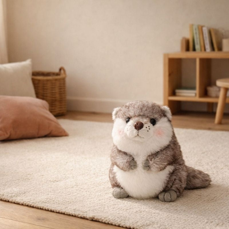 Avela Cute Otter Plush Toy – Soft Stuffed Otter for Babies & Toddlers