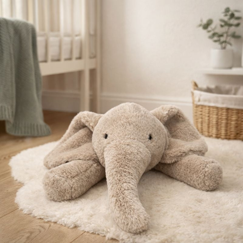 Bera Cool Elephant Plush Toy – Soft Stuffed Elephant for Babies & Toddlers