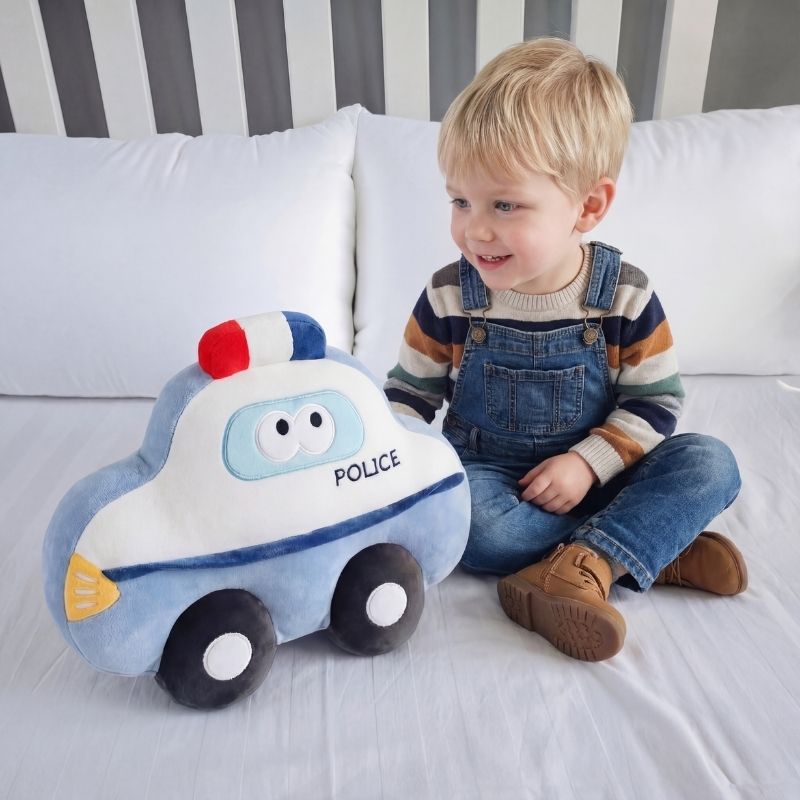 Dena Car Plush Toy – Soft Stuffed Car for Babies & Toddlers