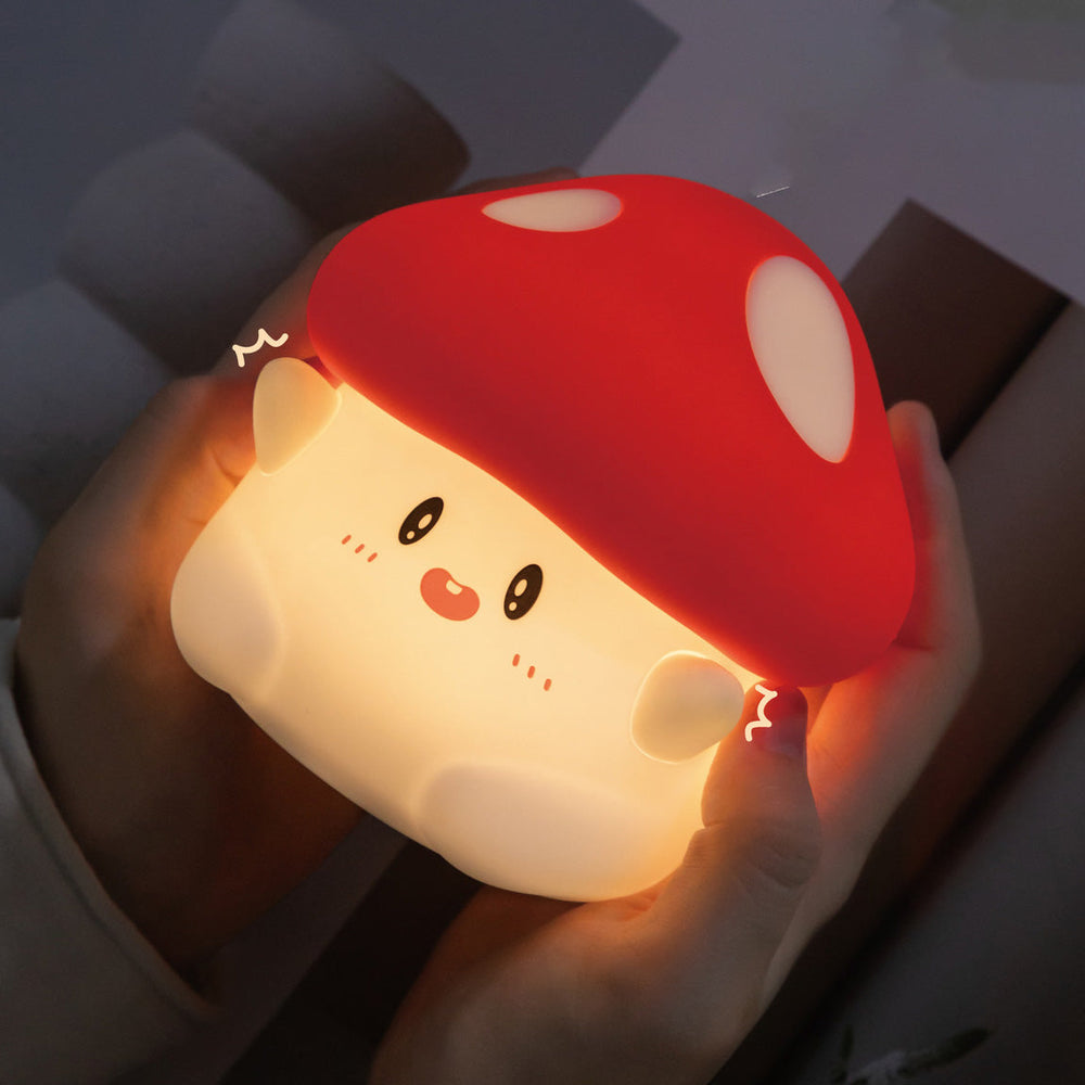 MagicHat Mushroom Night Light – Soft Silicone Lamp for Kids & Toddlers