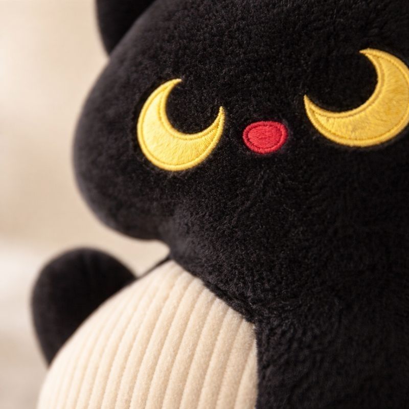 Ginevra Black Cat Plushie — Stuffed Animal Kids Toy