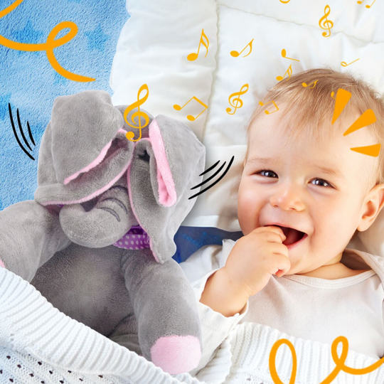 HappyBuddy Interactive Peek-a-Boo Plush Toy