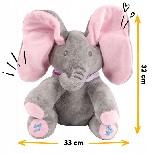 HappyBuddy Interactive Peek-a-Boo Plush Toy