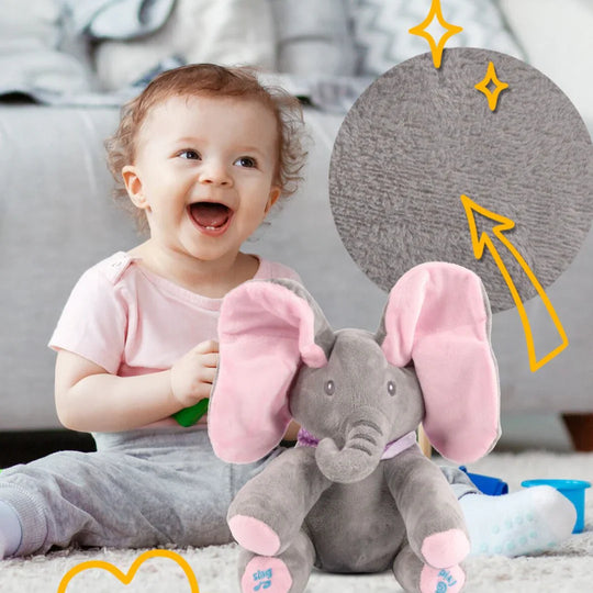 HappyBuddy Interactive Peek-a-Boo Plush Toy
