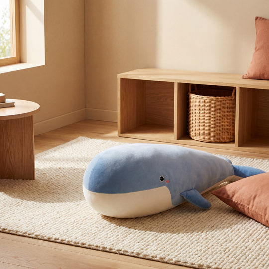 Leano Whale Plush Toy — Stuffed Toy for Kids