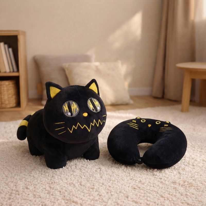 Manon Transformable Cat Pillow Plush Toy — Soft Toy
