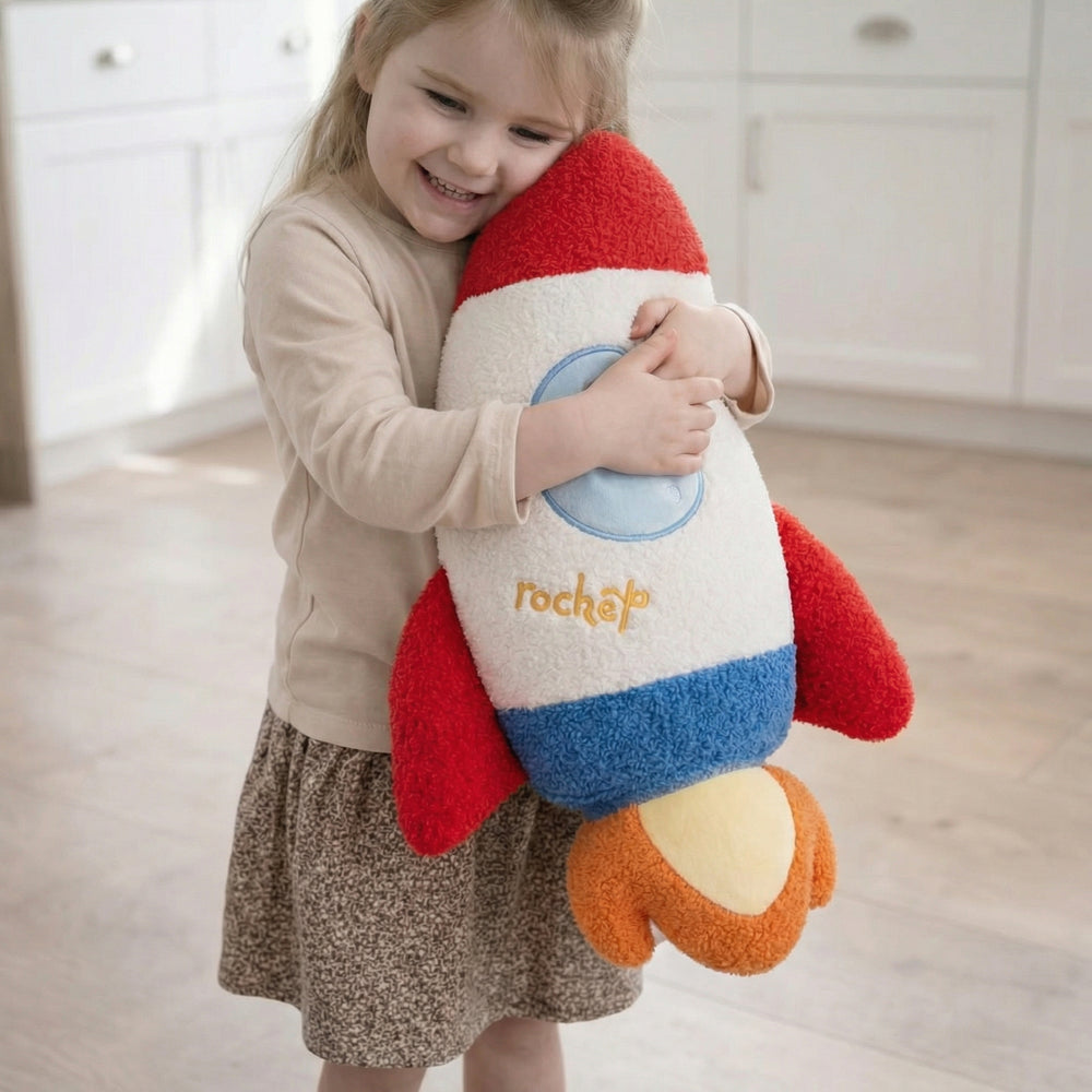 Ravena Blasting Rocket Plush Toy – Soft Space Plush Toy for Kids