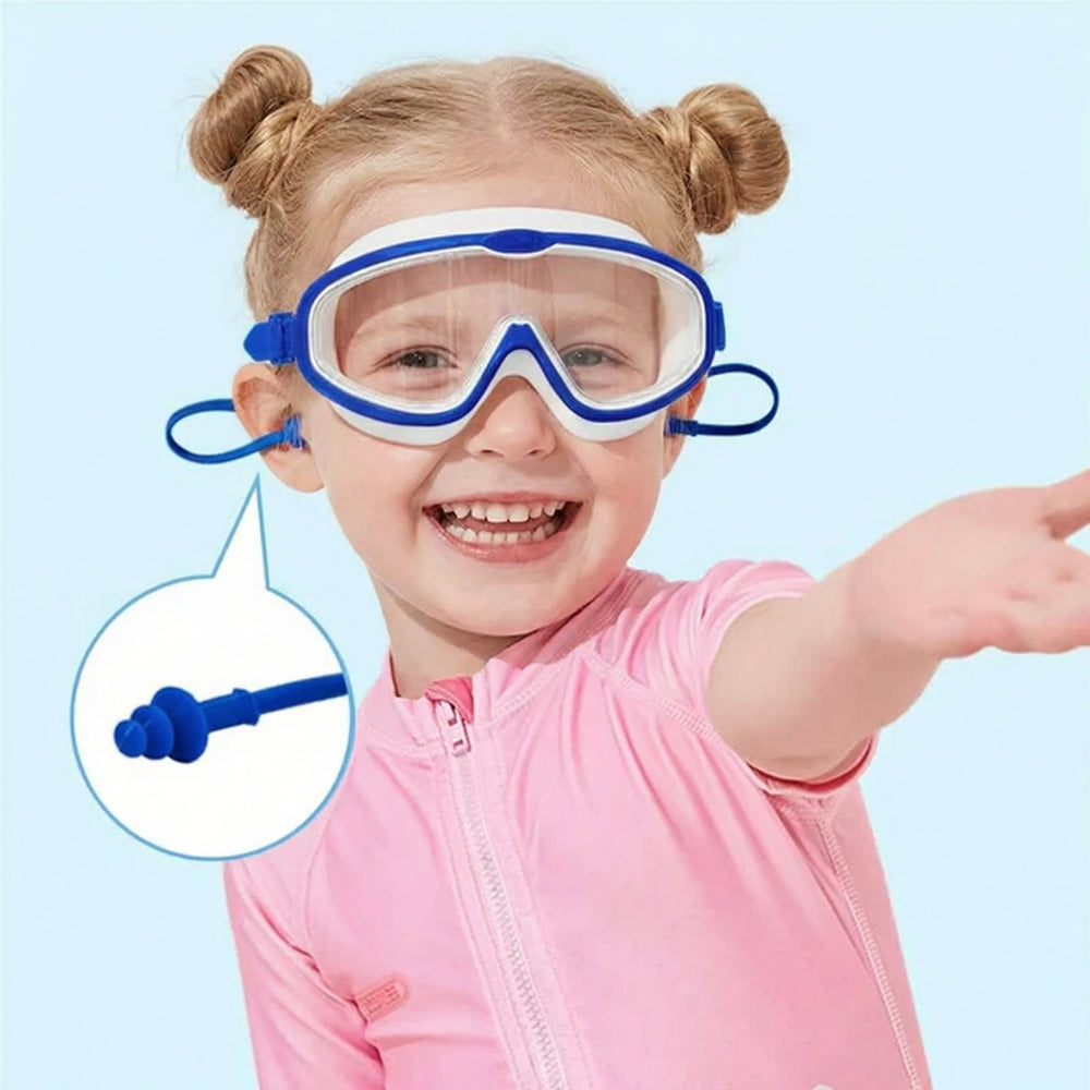 AquaView – Anti-Fog Swim Goggles with Wide Vision