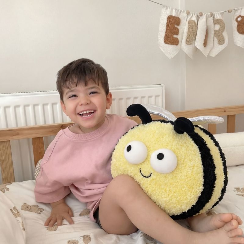 Paola Big Eyed Bee Plush Toy — Baby Soft Toy