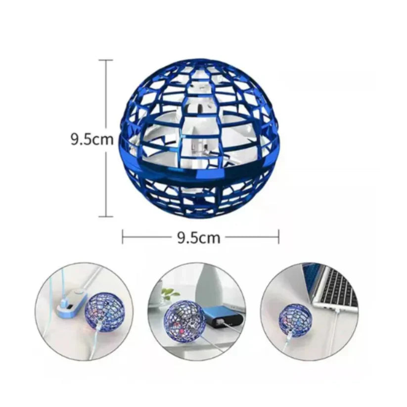 SkyOrb Flying Ball Toy – LED Spinner Drone Toy for Kids