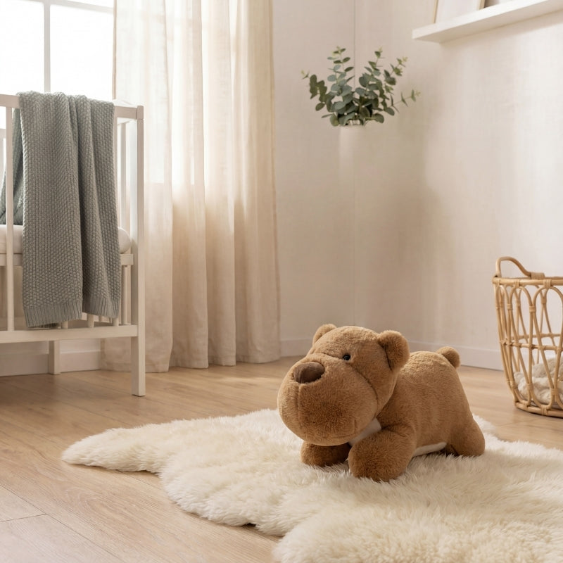 Teresa Lying Bear Plush Toy — Soft Baby Toy