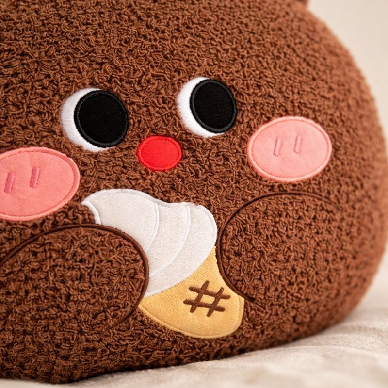 Vela Blushing Bear Plush Toy – Soft Stuffed Animal for Kids