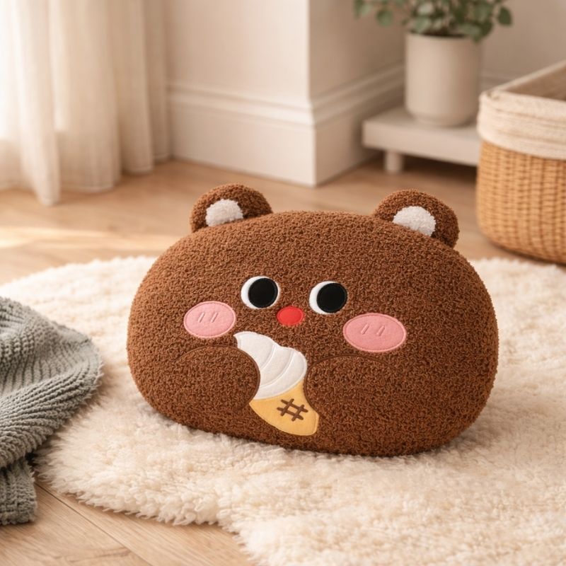 Vela Blushing Bear Plush Toy – Soft Stuffed Animal for Kids