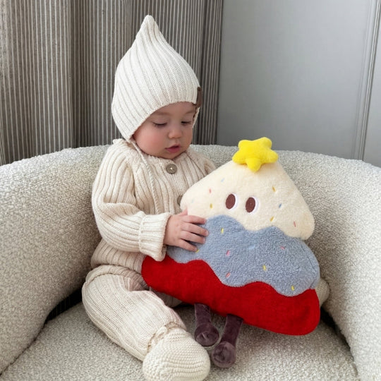 Zelie Tree Cake Plush Toy – Soft Stuffed Cake Cushion for Babies & Toddlers