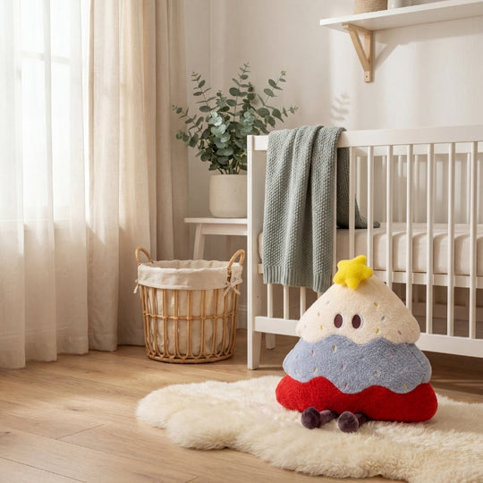 Zelie Tree Cake Plush Toy – Soft Stuffed Cake Cushion for Babies & Toddlers